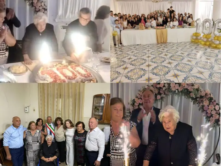 Grande festa per i 100 anni di nonna Maria