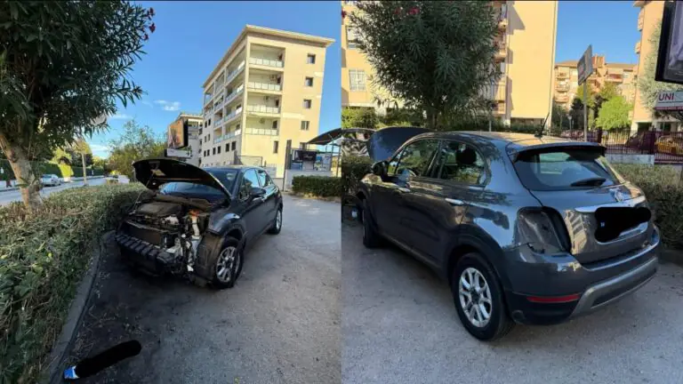 Auto assaltata e “cannibalizzata” in pieno giorno