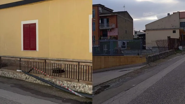 Si schianta con l’auto contro un palo e un muro: paura nella frazione