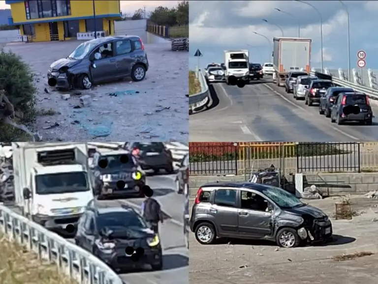 Incidente a catena sul nuovo ponte della frazione, c’è un ferito