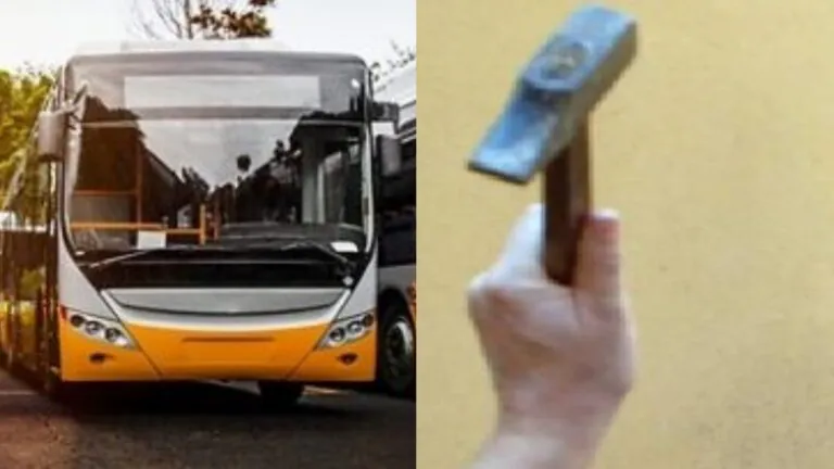 Tira fuori un martello e minaccia i passeggeri: paura sul Pullman