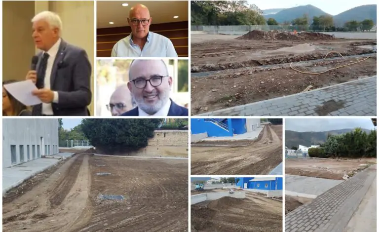 Area esterna del Palasmav ancora al palo, Città di Idee contro Affinita: “Dimettetevi”