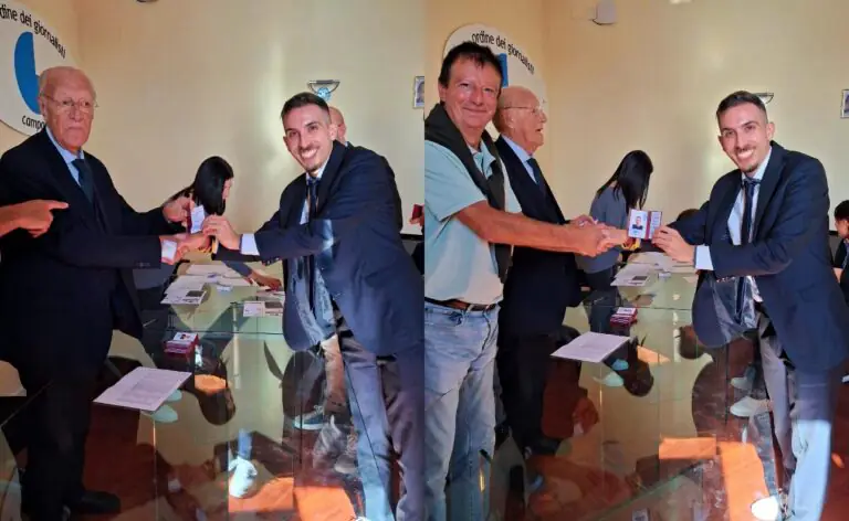 Il nostro Carmine Ferrara da oggi entra nell’albo dei giornalisti