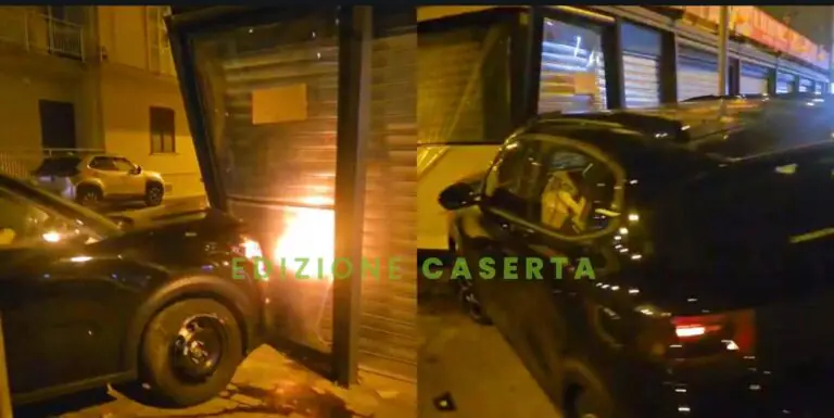Schianto contro store nella strada che di notte diventa parte integrante di un circuito di F1 e Moto Gp