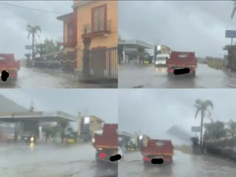 Frazione allagata: acqua piovana “invade” anche la Statale
