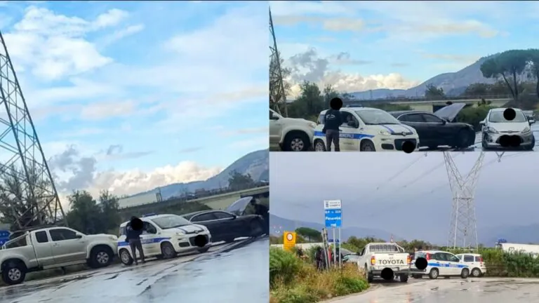 Violento frontale all’incrocio: paura per gli occupanti