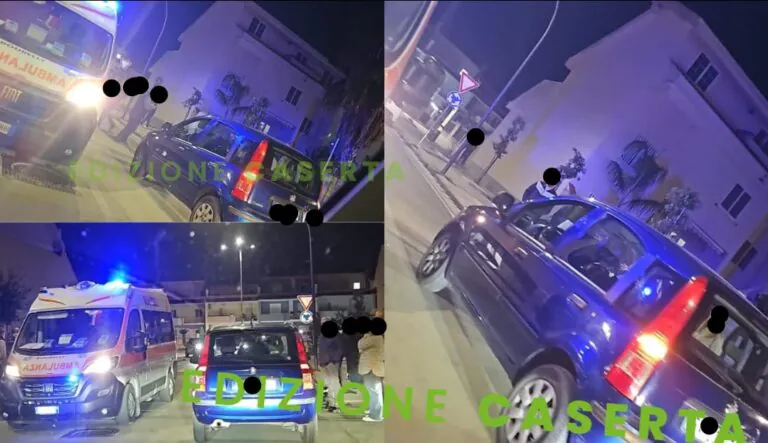 Travolto da veicolo in corsa, ciclista resta a terra
