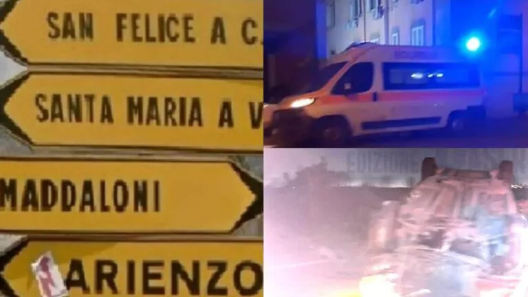 Auto si ribalta sulla Nazionale, feriti 3 giovanissimi