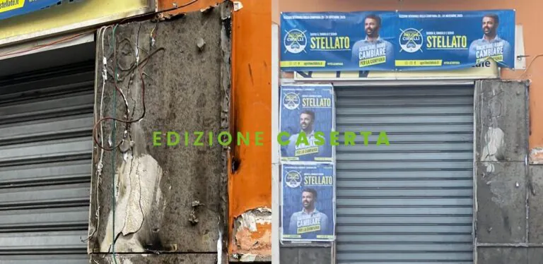 Incendiati due manifesti fuori il comitato del candidato Stellato