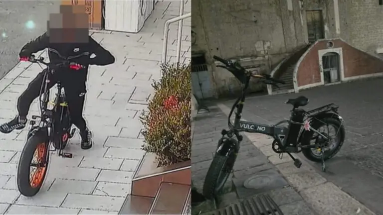 Raid in centro: fanno “sparire” bici elettrica