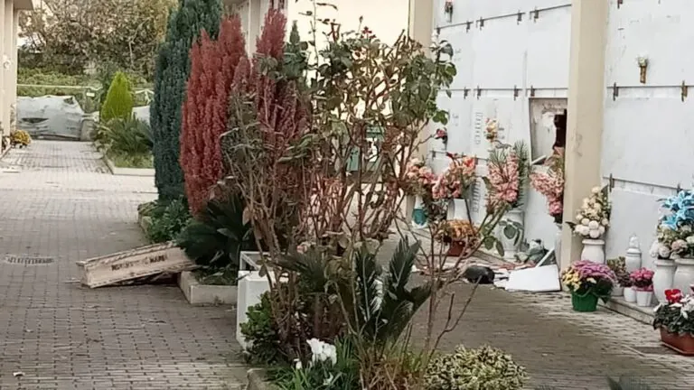 Choc al cimitero: profanano lapide con dentro urna cineraria e la bara di un bimbo