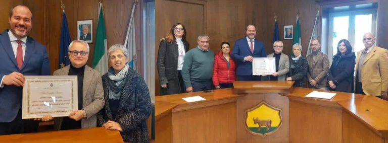 Consegnati alla Casa Comunale i volumi appartenuti allo storico Massaro