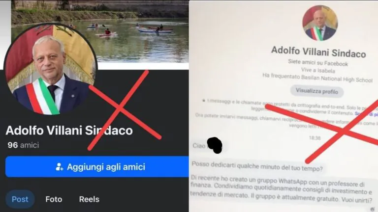 Spunta profilo fake del sindaco: “Non sono io. Vi prego di segnalare l’account”