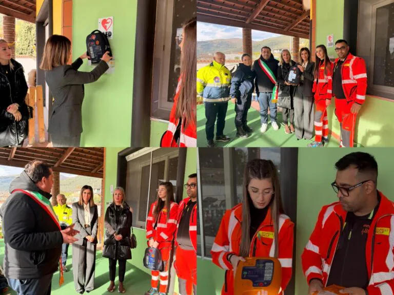 Defibrillatore donato alla Scuola, “L’Isola Felice”: “Un gesto di amore e prevenzione”