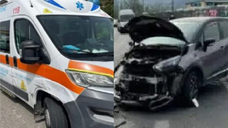 Auto contro pullman nei pressi del supermercato, donna in ospedale