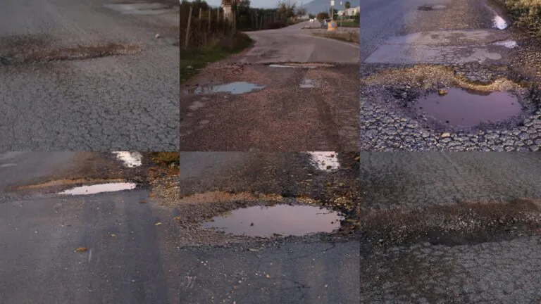 Strada dissestata e piena di buche: urge intervento