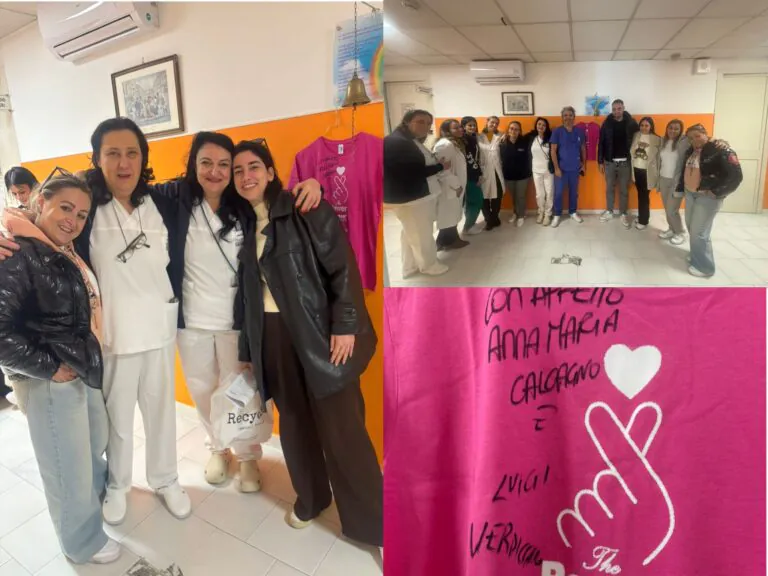 Consigliere comunale e assessore in visita nel reparto oncologico della valle