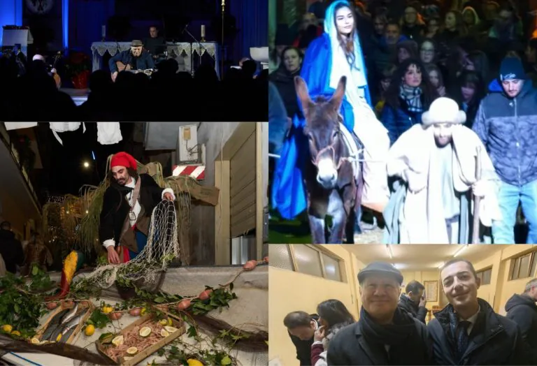 Come in un set cinematografico: numeri da record per il magnifico presepe vivente di Cervino