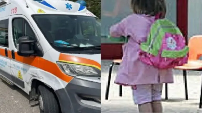 Bimba di 2 anni cade dalla giostra e resta ferita, portata in ospedale