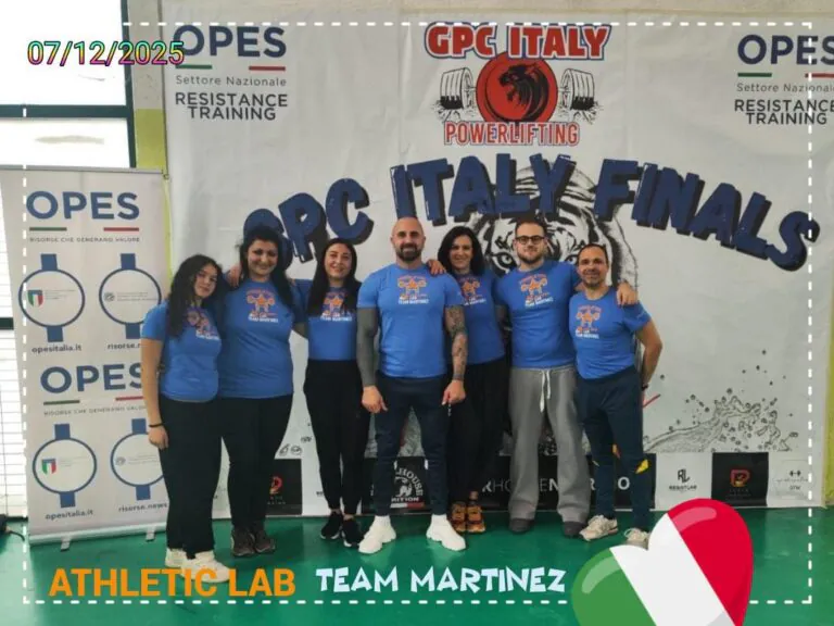 Pioggia di medaglie per la “Athletic Lab Team Martinez” alle GPC Italy Finals