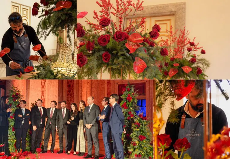 L’allestimento floreale dell’evento di Confindustria nella Reggia curato da ‘Via col Vento Eventi’