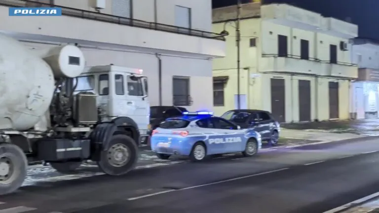 Sversamenti tossici dalla betoniera, fermato dalla polizia
