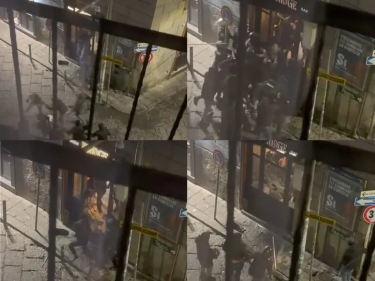 Ultras assaltano locale con spranghe e mazze per aggredire i tifosi stranieri: “Questo non è tifo”