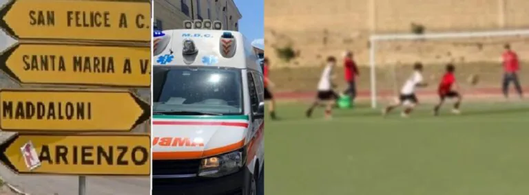 Choc al campo, 13enne perde i sensi durante l’allenamento. Trasportato al Santobono