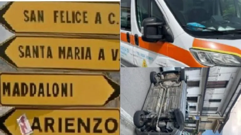 Auto si ribalta tra 2 frazioni, ragazza trasportata d’urgenza