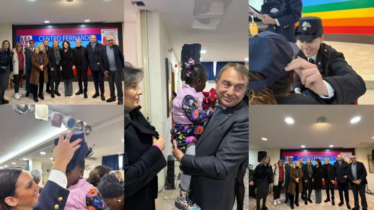 Camera di Commercio al Centro Fernandes Migranti-Caritas per donare dolci e generi di prima necessità