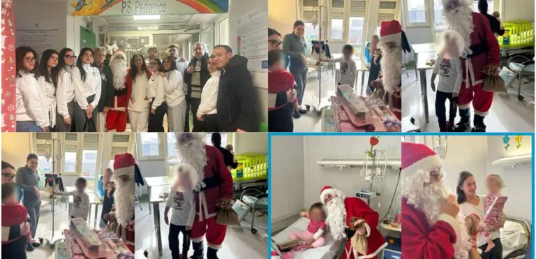 “Stelle di Natale”: il calore dei volontari in pediatria