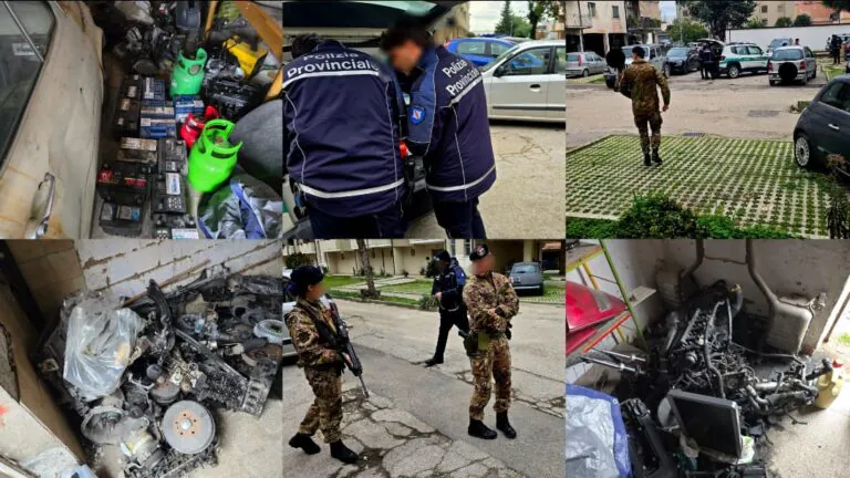 Officina sequestrata dopo blitz della Provinciale. Uomo denunciato per smaltimento illecito di rifiuti