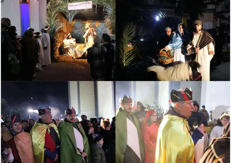 Successo per il presepe vivente della parrocchia del Sacro Cuore