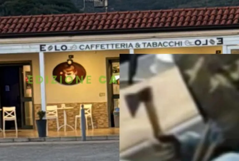 Rapina choc nel bar della Valle: entrano armati di ascia e colpiscono a raffica
