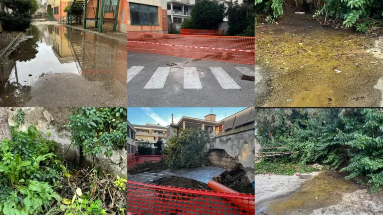 Scuola allagata e transennata, genitori in ansia per i figli: “Urge intervento”