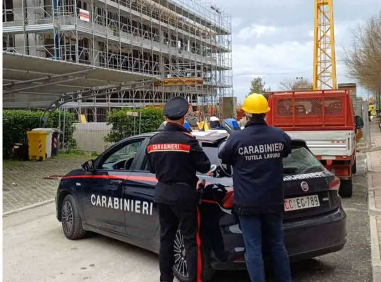 Sicurezza sul lavoro, stretta dei Carabinieri: sospese tre aziende