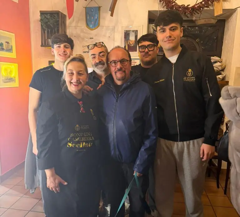 La Locanda del Baccalà continua ad attirare volti noti e clienti da tutta la Campania