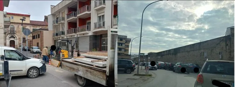 Sprofonda tratto di strada, traffico in tilt