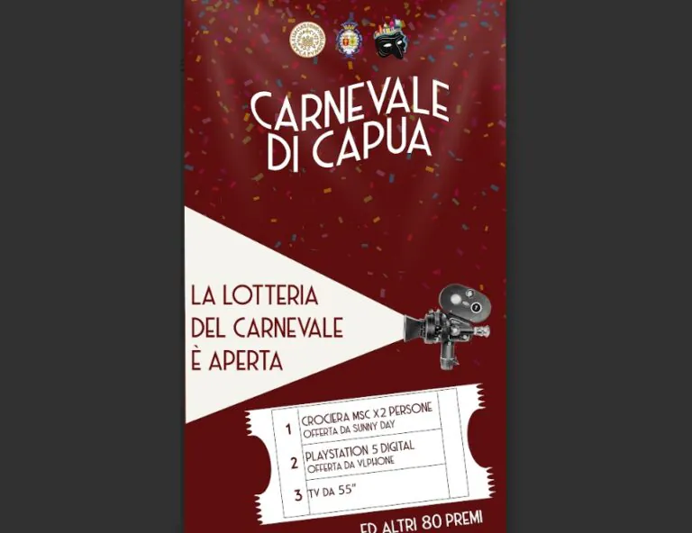 Due euro per vincere crociera e PS5, parte la lotteria di Carnevale