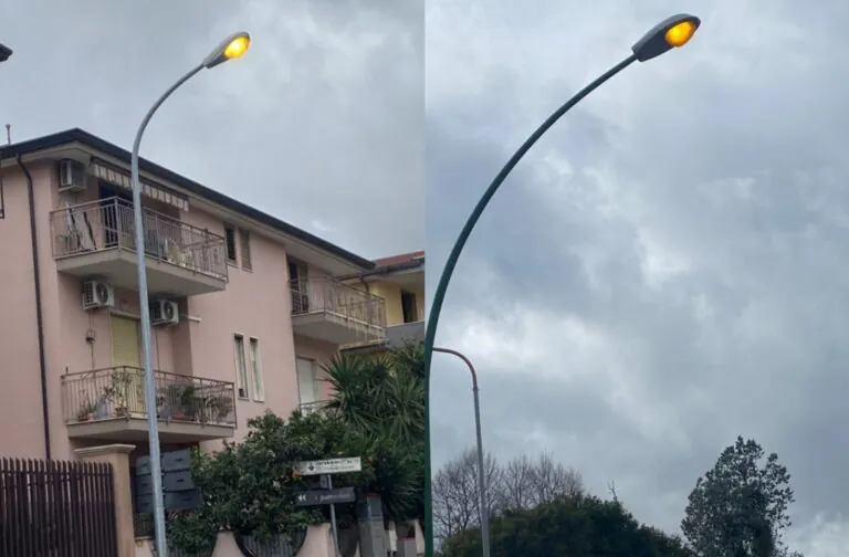 Caos pubblica illuminazione: luci accese di giorno e strade al buio di notte