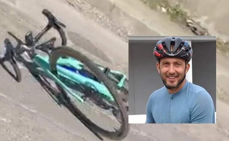 Ciclista 44enne muore dopo scontro con una moto. Città in lacrime