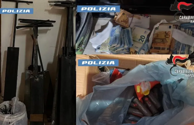 Blitz congiunto per sgominare banda della marmotta, 5 arresti: avevano i soldi degli Atm esplosi