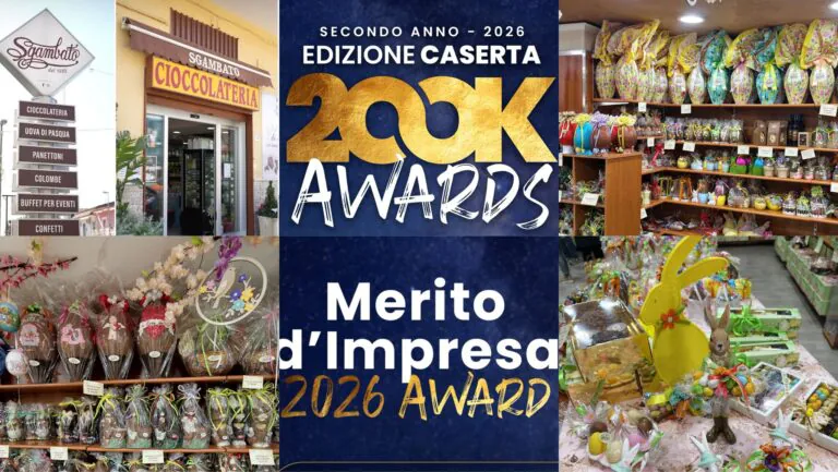 Alla Cioccolateria Sgambato il ‘nostro’ riconoscimento ‘Merito d’impresa’, premiazione il 13 aprile