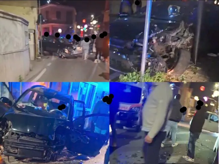 Impatto choc durante sorpasso azzardato, ragazza in ospedale