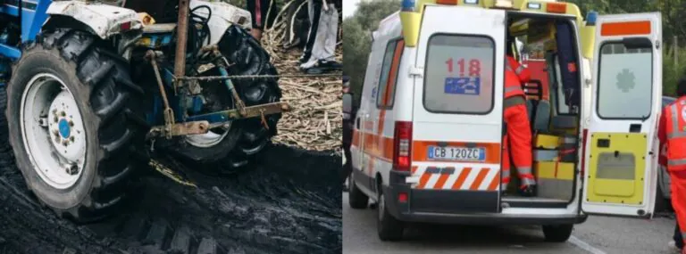 Agricoltore resta schiacciato dal trattore, muore in ospedale