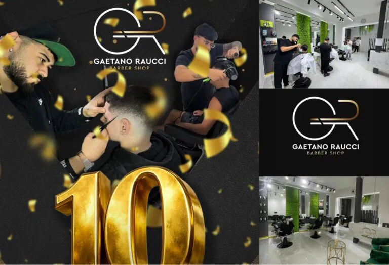 Traguardo per Gaetano Raucci ‘Barber Shop’: oggi 10 anni di attività