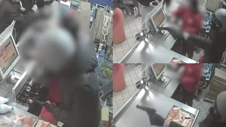 Bandito armato di pistola assalta 2 volte lo stesso supermercato