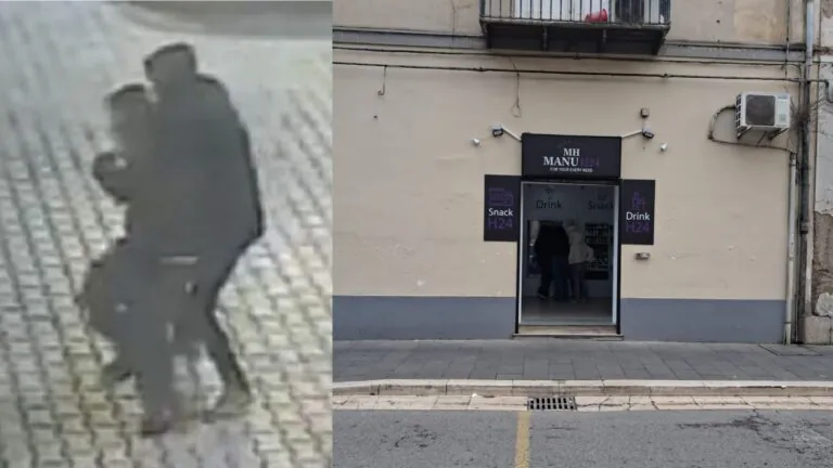 Assalto alla cassa dello store distributore: delinquente preso dopo colluttazione