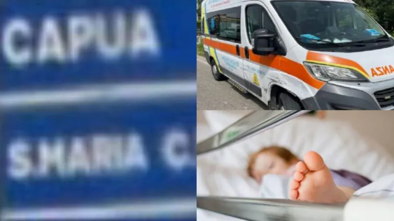 Mobile cade addosso a bimbo, portato in ospedale