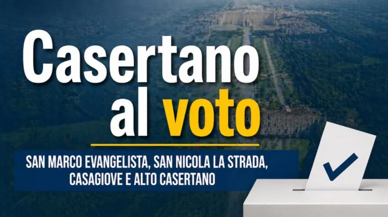Casertano al voto, candidati e liste di 8 Comuni